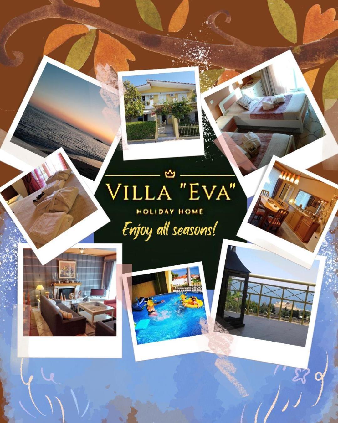 Villa "Eva" - Entire Beachfront Holiday Home - 4S Agia Marina  Экстерьер фото
